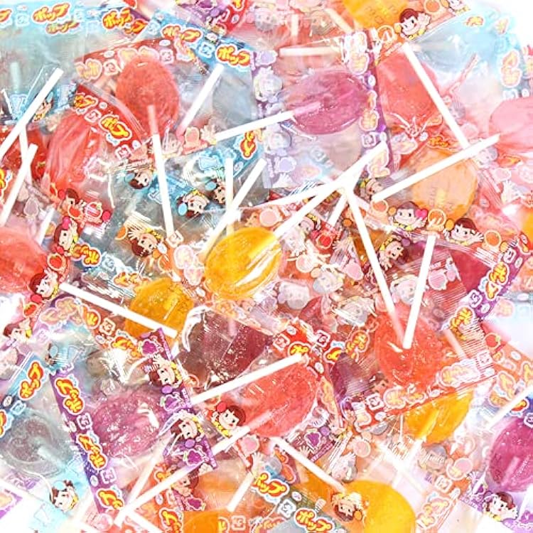 【訳アリ大特価❗️】 不二家 ポップキャンディ 4400本 ペコちゃん 大量 Amazon.co.jp: ポップキャンディ 業務用 大容量 ペコちゃん (80個, 4種